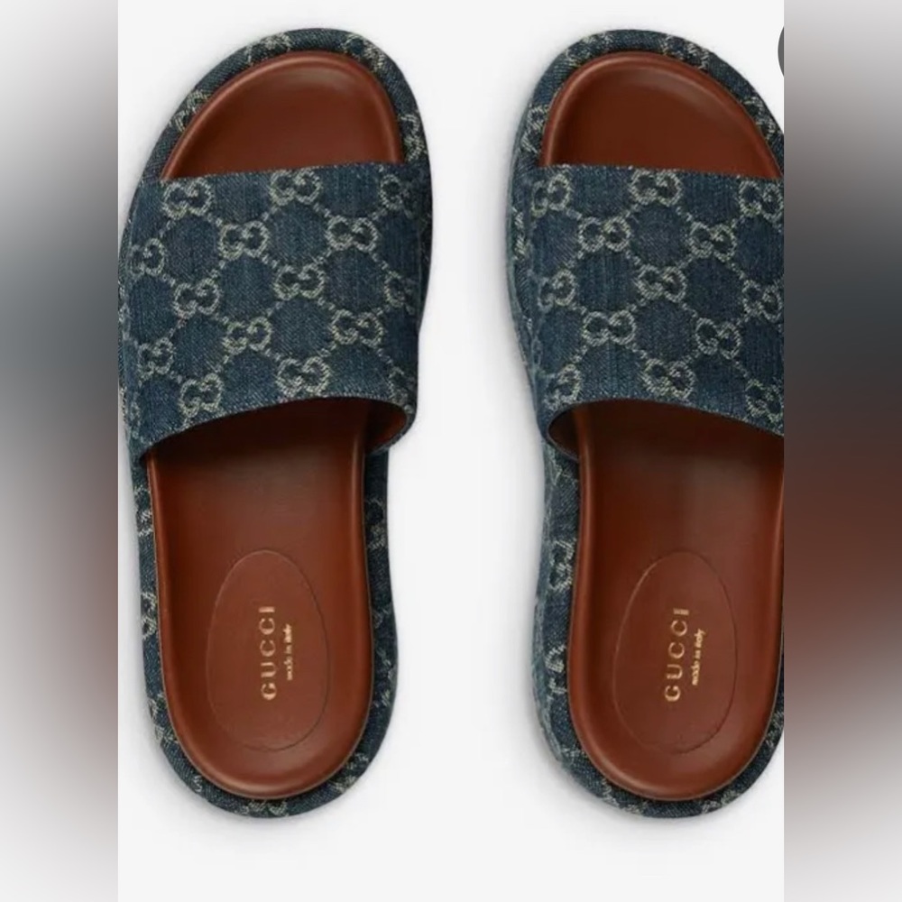 Angelina logo slides size 36 worn twice.